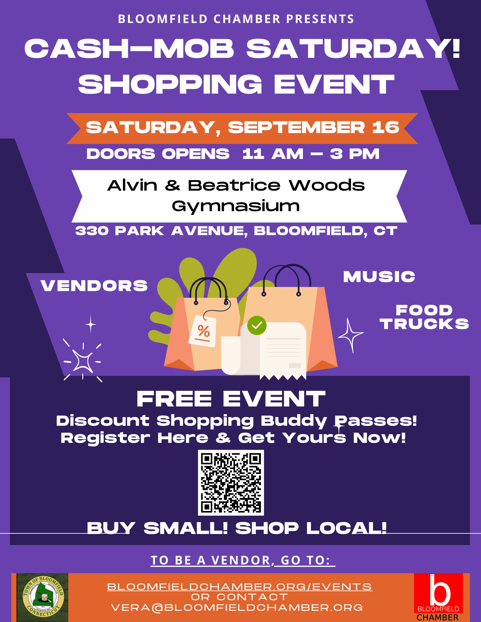 Bloomfield Cash-Mob Saturday!  2023 (FREE)