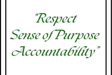 Respect Sense of Purpose Accountability (1)