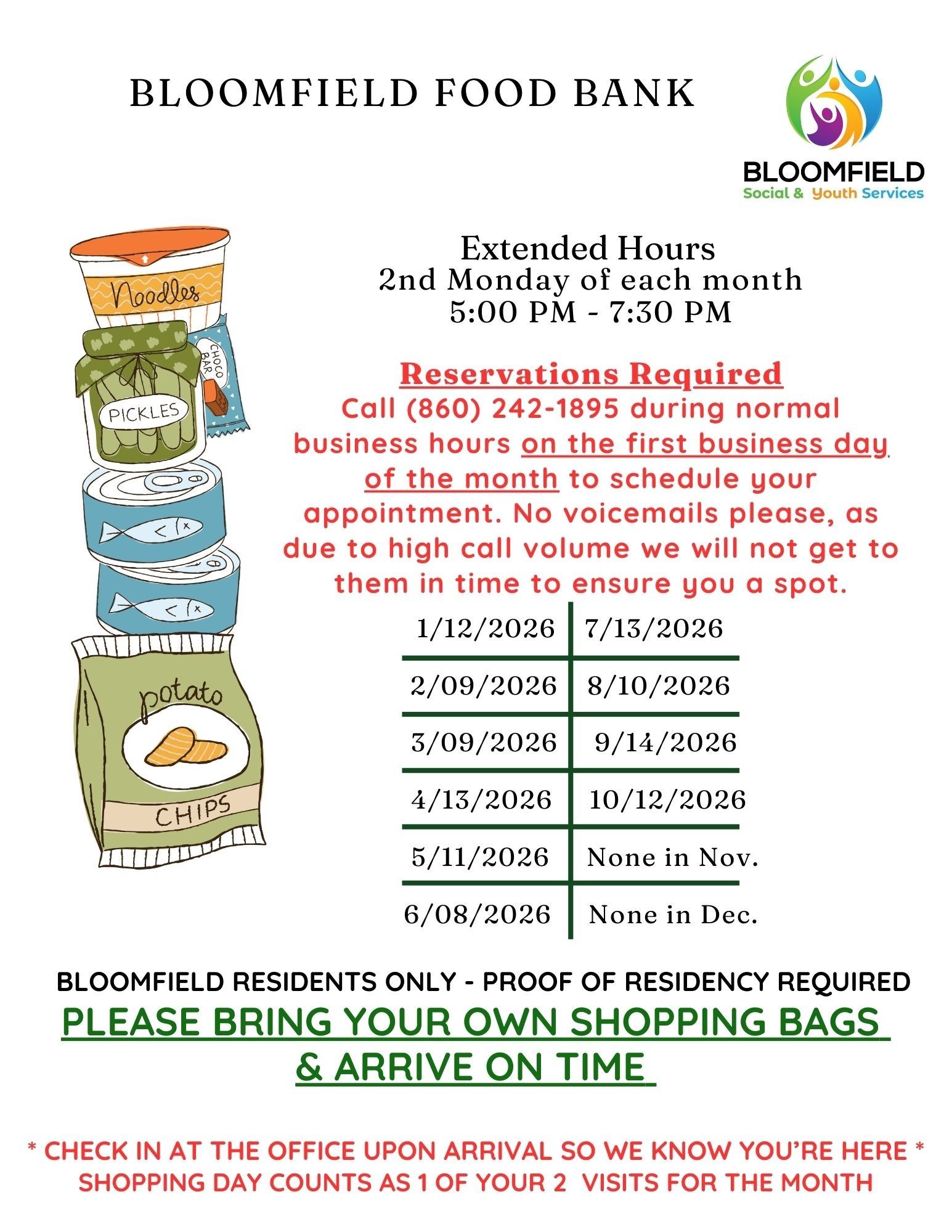 Food Bank Extended Hours Flyer